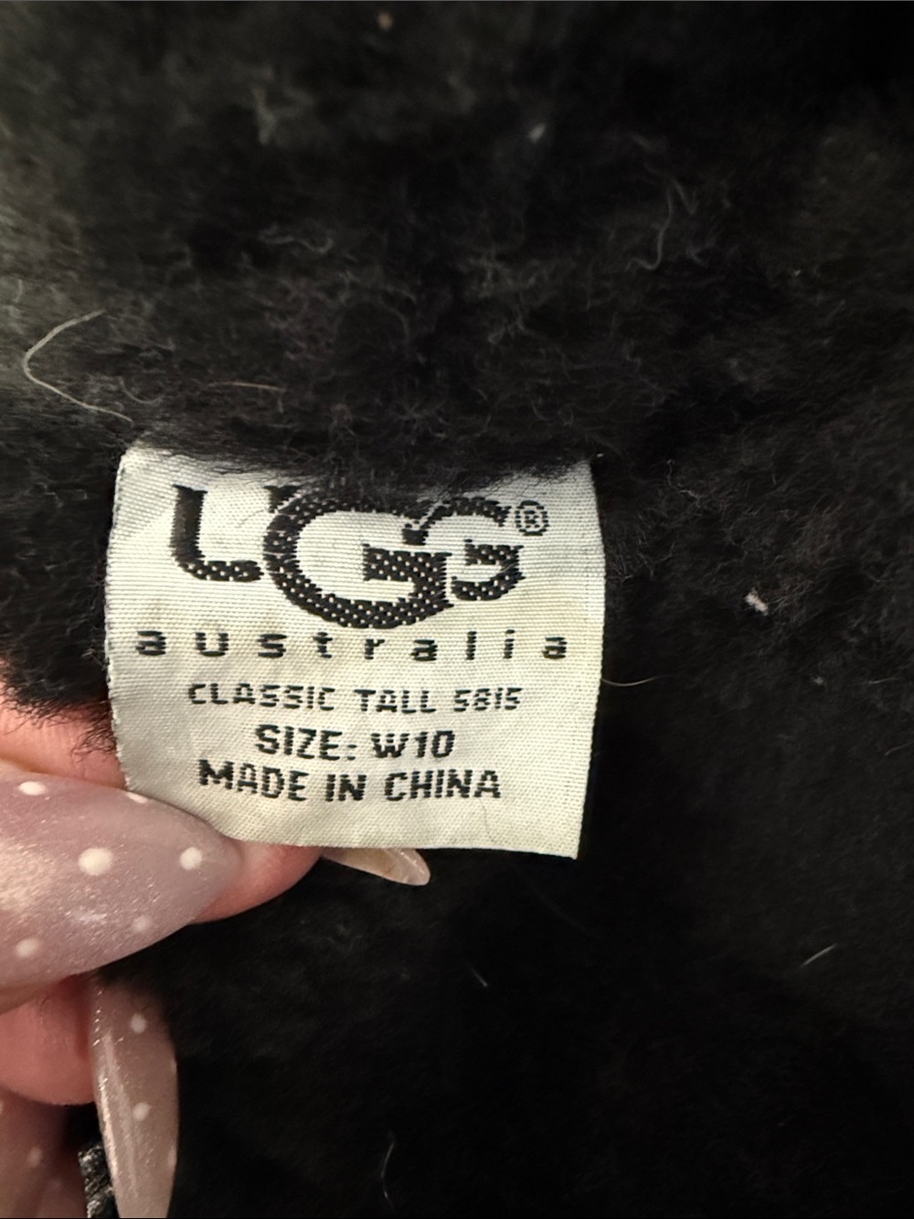 UGG Australia Classic Tall Suede Winter Boots Black - Picture 5 of 5